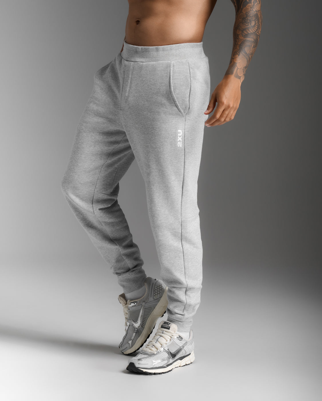 2xu-motion-aspire-trackpants-trainingshose-grey-marle image 4