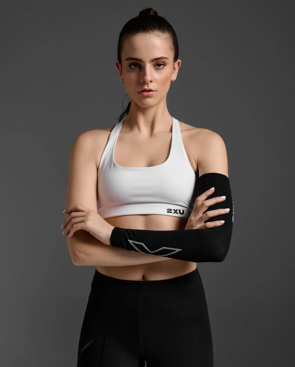 2xu-flex-arm-sleeve-kompressions-rmel-schwarz-einzeln image 1