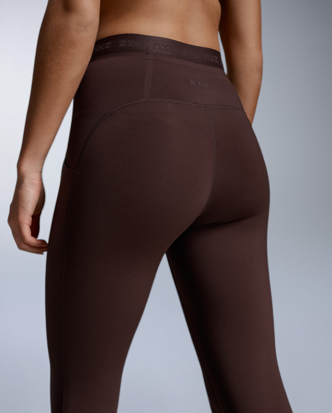 2xu-form-stash-hi-rise-compression-tights-legging-bark image 4
