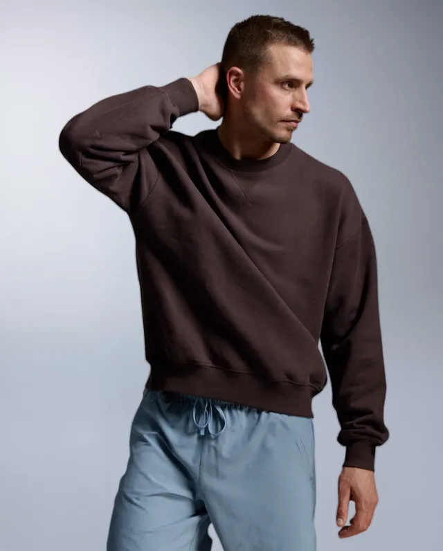 2xu-ez-oversized-organic-cotton-crew-bark-pullover image 1
