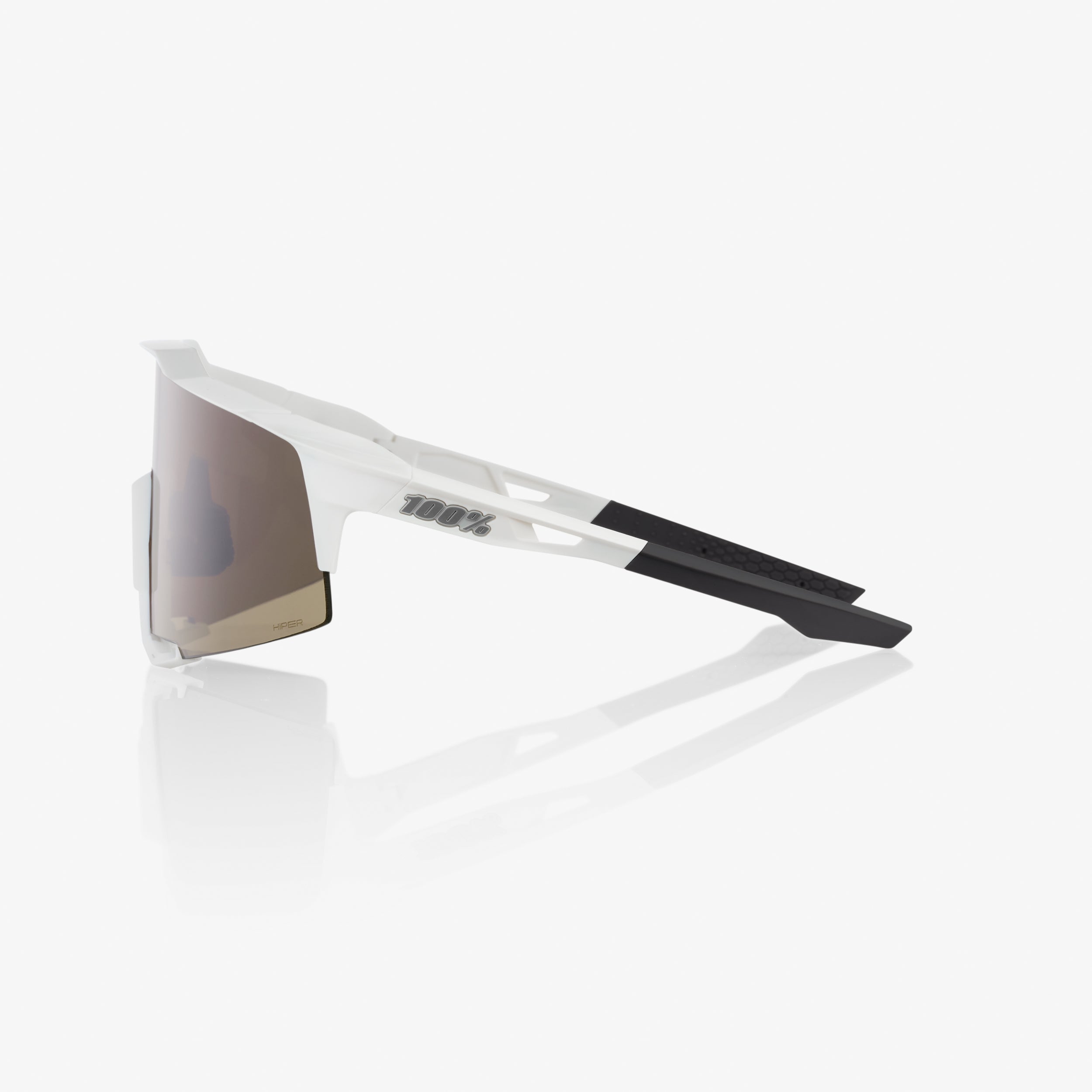100-speedcraft-matte-white-sport-sonnenbrille-hiper-silver-mirror image 3
