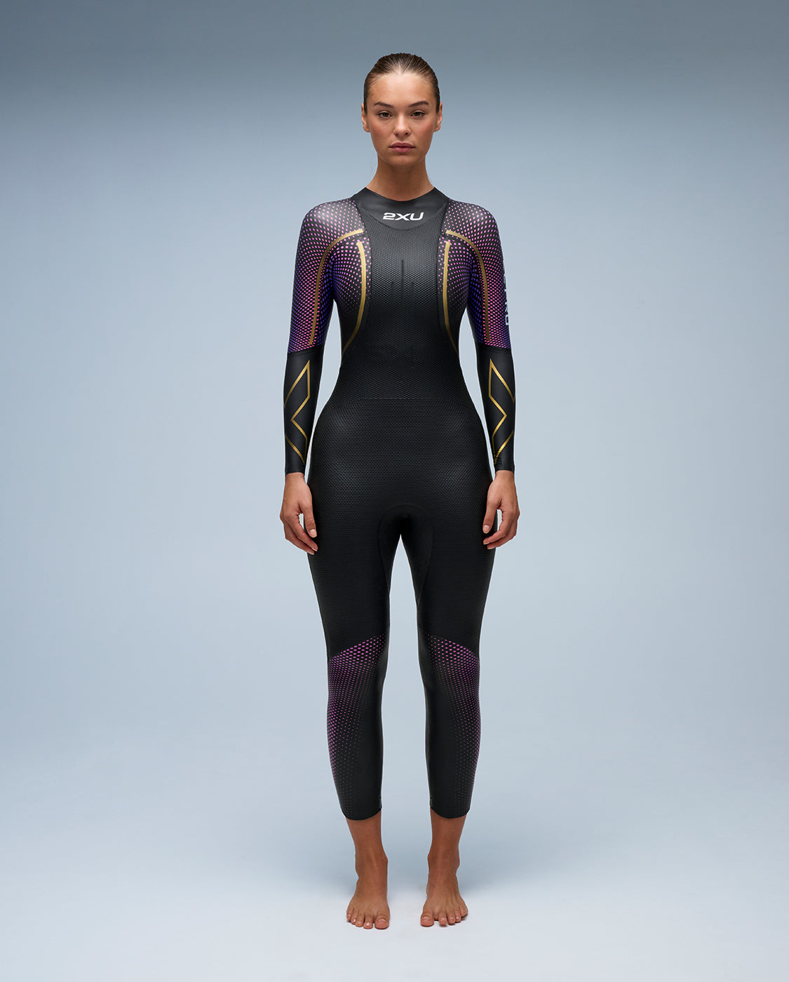2xu-propel-pro-wetsuit-neoprenanzug-schwarz-lavendust image 1