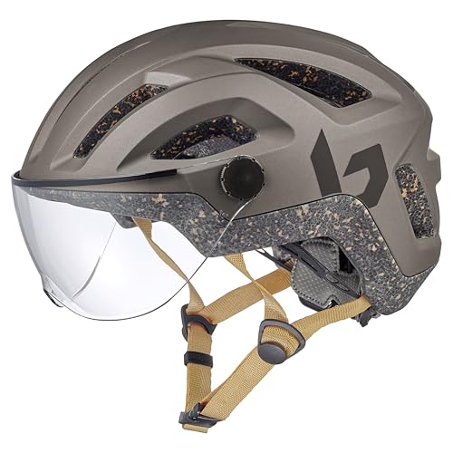 boll-react-visor-fahrradhelm-braun-s-mit-visier image 8