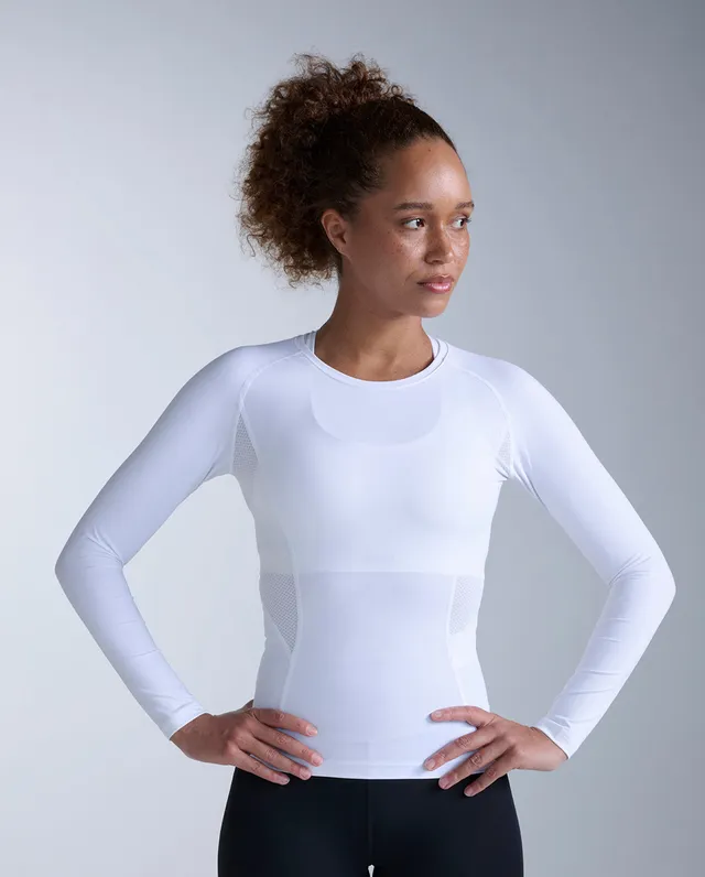 2xu-core-compression-long-sleeve-shirt-damen-wei image 1