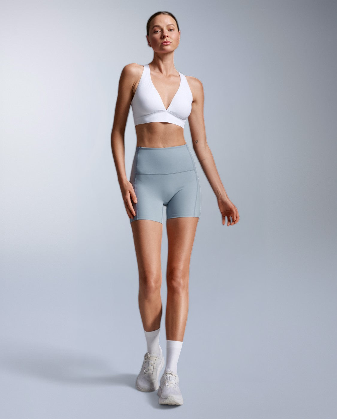 2xu-form-stash-hi-rise-kompressionsshorts-damen-blue-shade image 5