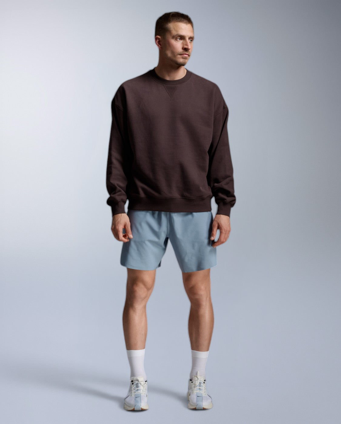 2xu-ez-oversized-organic-cotton-crew-bark-pullover image 5