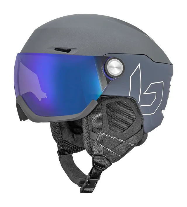boll-v-ryft-pure-skihelm-grau-mit-visier-gr-m image 1