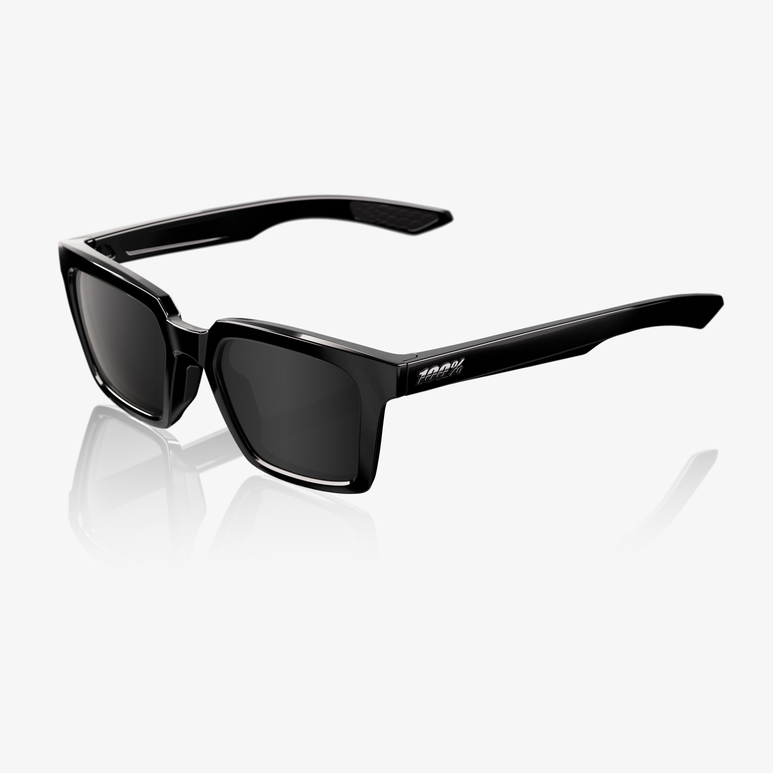 100-erba-sonnenbrille-polished-black-black-mirror image 1