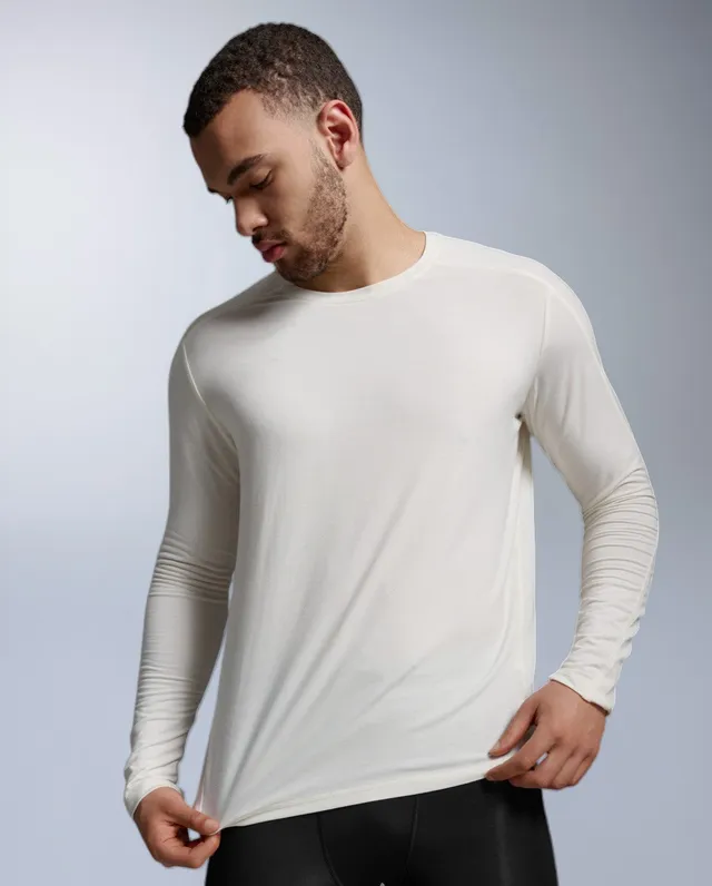 2xu-ignition-wool-langarmshirt-chalk-chalk image 1