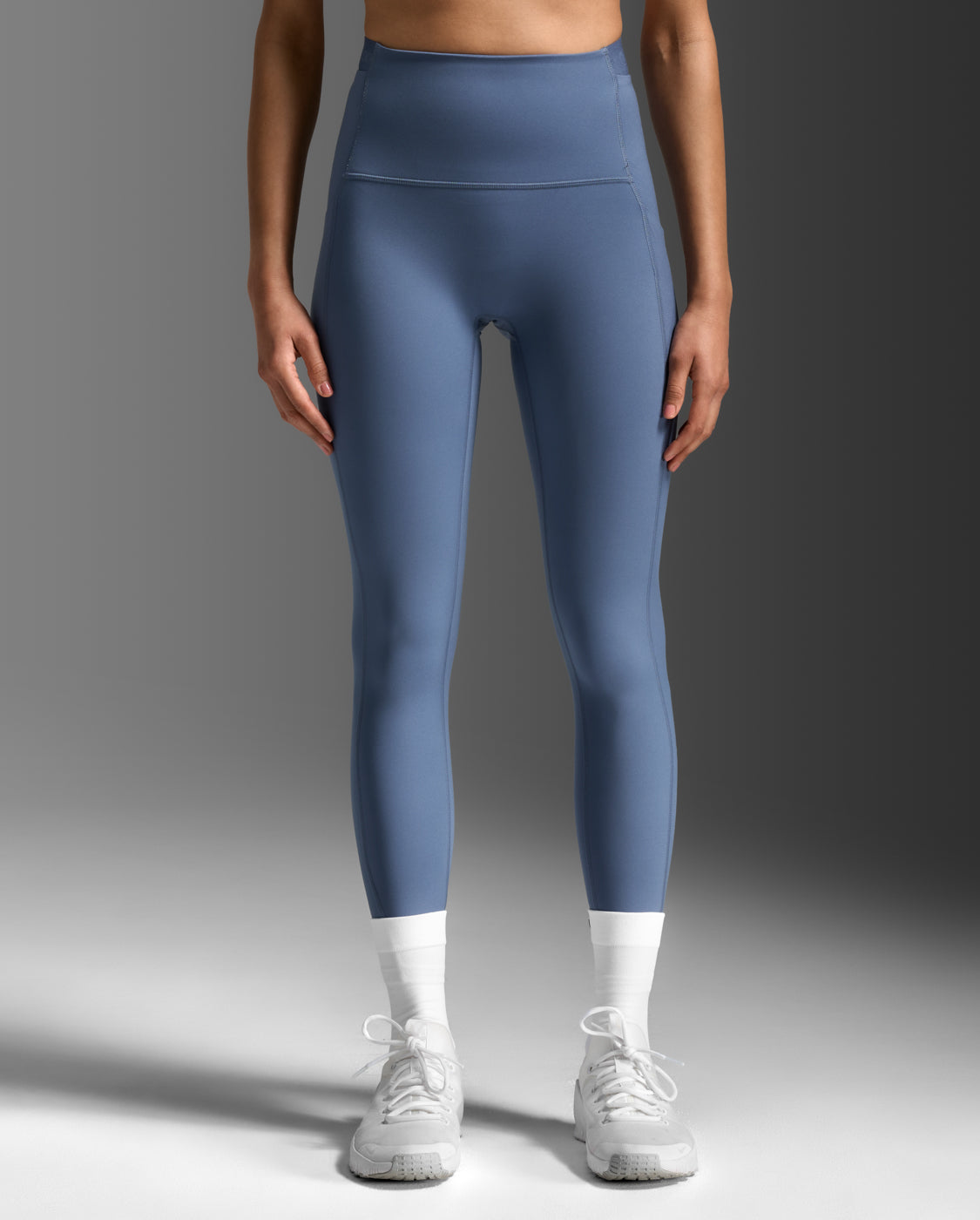 2xu-form-stash-hi-rise-tights-damen-leggings-indigo image 2