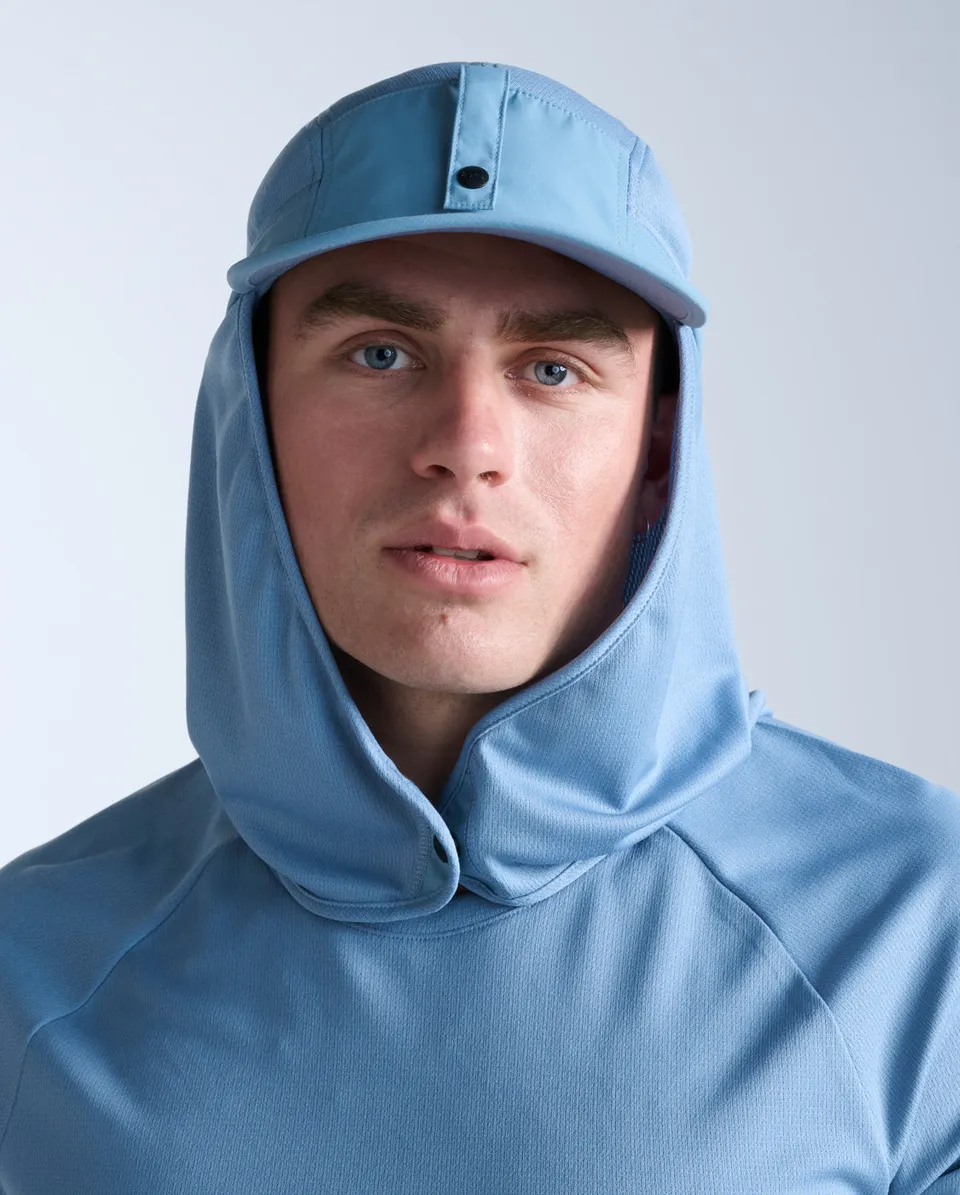 2xu-aero-trail-legionnaire-cap-blue-shade-nackenschutz image 1