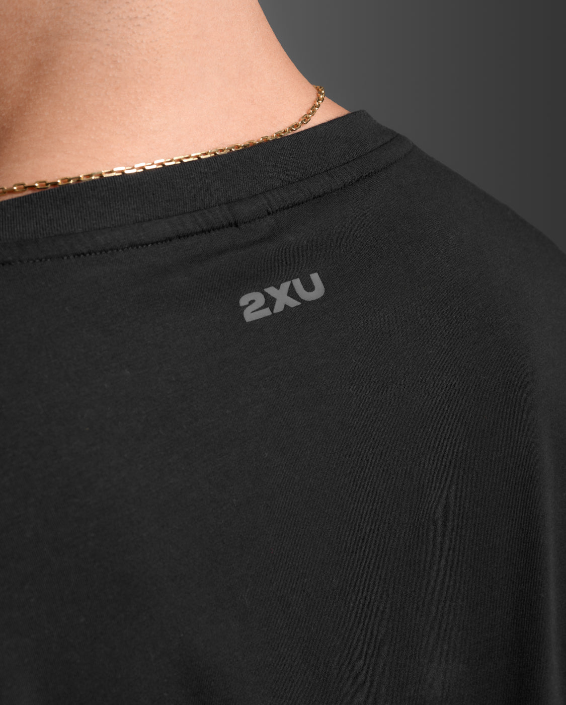 2xu-motion-cotton-flex-tee-t-shirt-herren-schwarz-baumwolle image 7