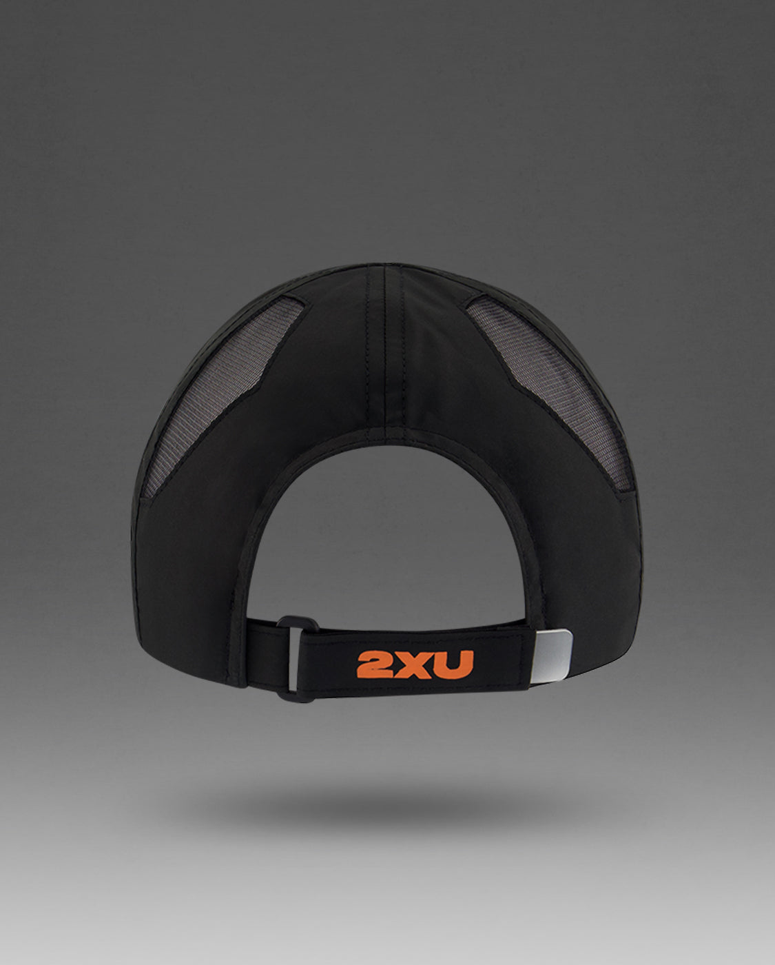 2xu-aero-run-cap-laufcap-black-solar-orange-unisex image 3