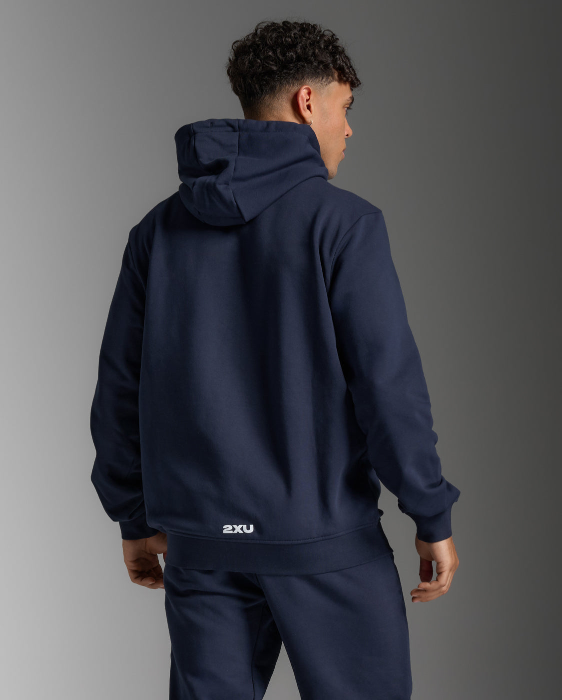 2xu-motion-aspire-zip-hoodie-herren-midnight-white-fleece image 3