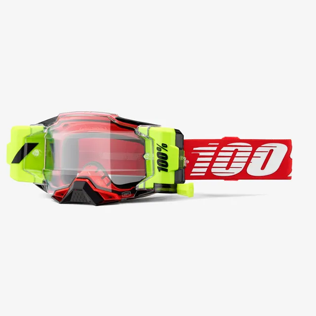 100-armega-forecast-motocross-brille-rot-clear image 1