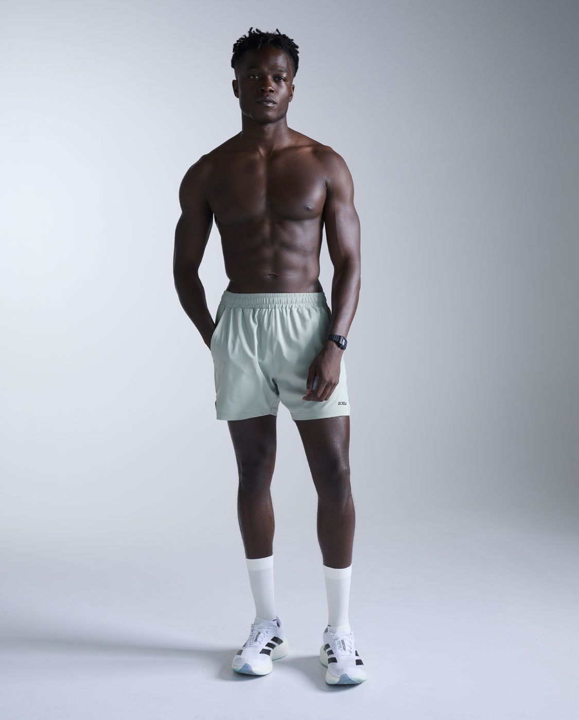 2xu-aero-5-inch-shorts-herren-smoke-blue image 5