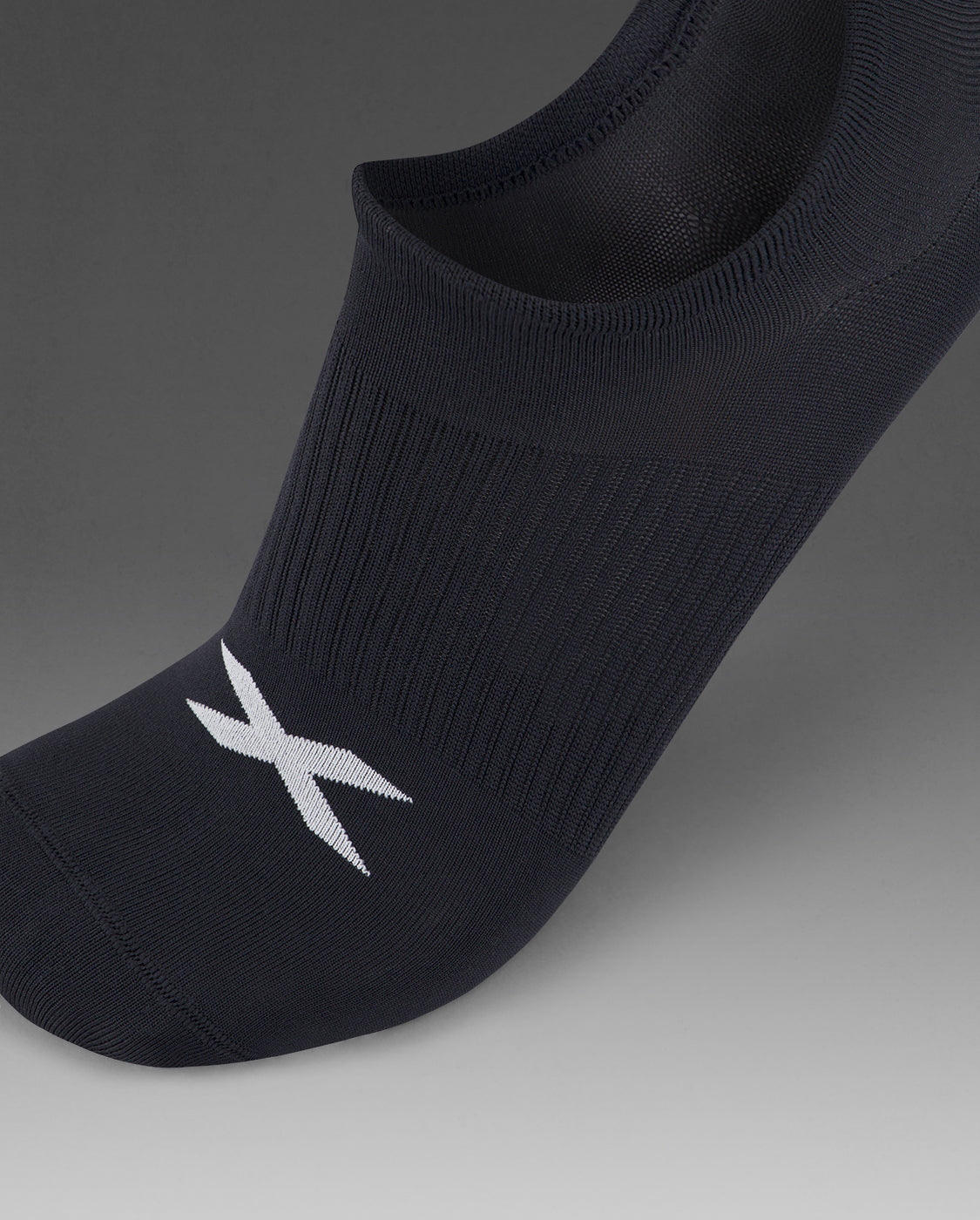 2xu-24-7-invisible-socken-3er-pack-schwarz-blasenfrei image 3