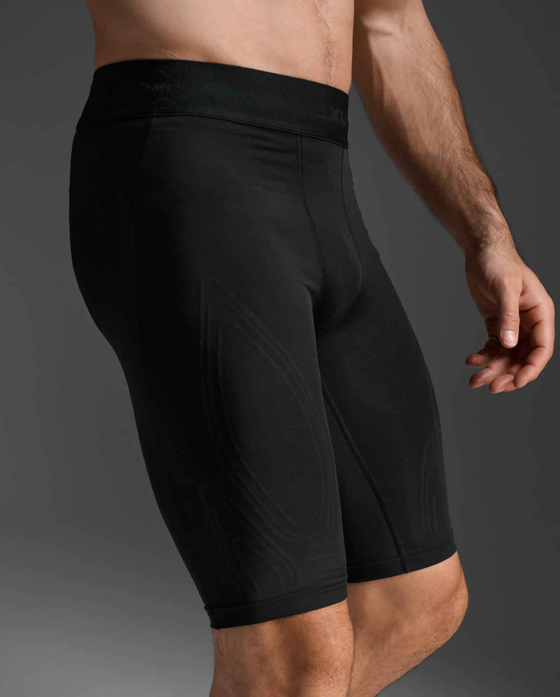 2xu-force-compression-shorts-herren-black-nero image 3